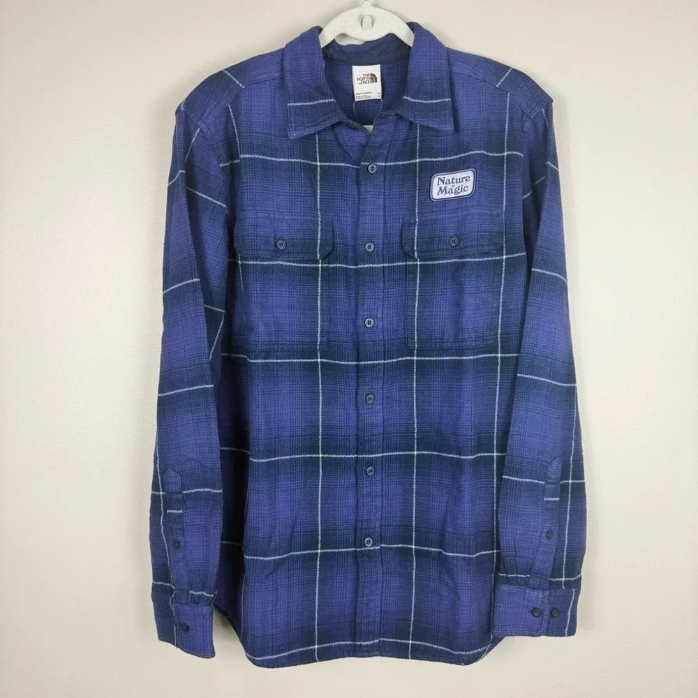 The North Face Navy Checkered Men's Shirt